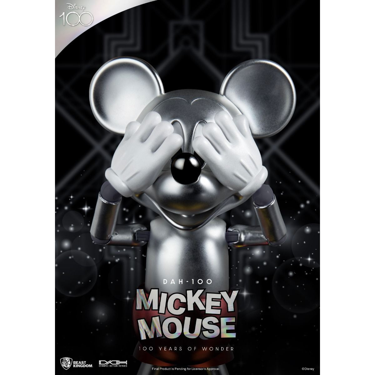 Beast Kingdom Disney 100 Years of Wonder - Micky Maus Mouse - Dynamic Action Heroes 1/9 - D100