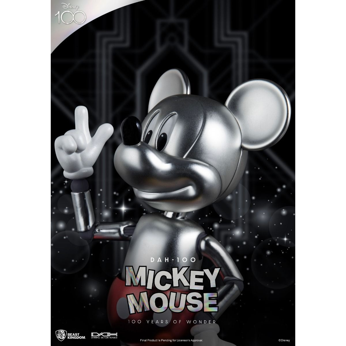 Beast Kingdom Disney 100 Years of Wonder - Micky Maus Mouse - Dynamic Action Heroes 1/9 - D100