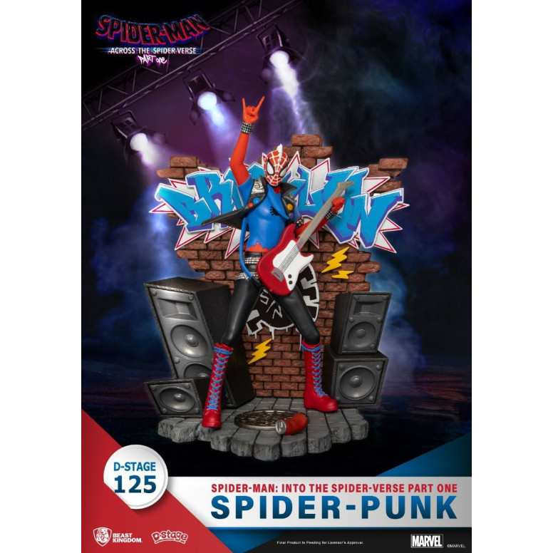 Beast Kingdom Marvel Comics PVC-Diorama - Spider-Punk D-Stage Spider-Man: Across the Spider-Verse Part One