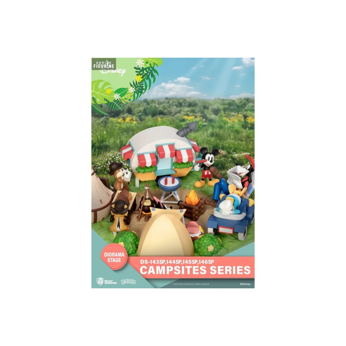 Beast Kingdom Disney - D-Stage PVC Diorama Campsite Series - Micky Maus Mouse Special Edition