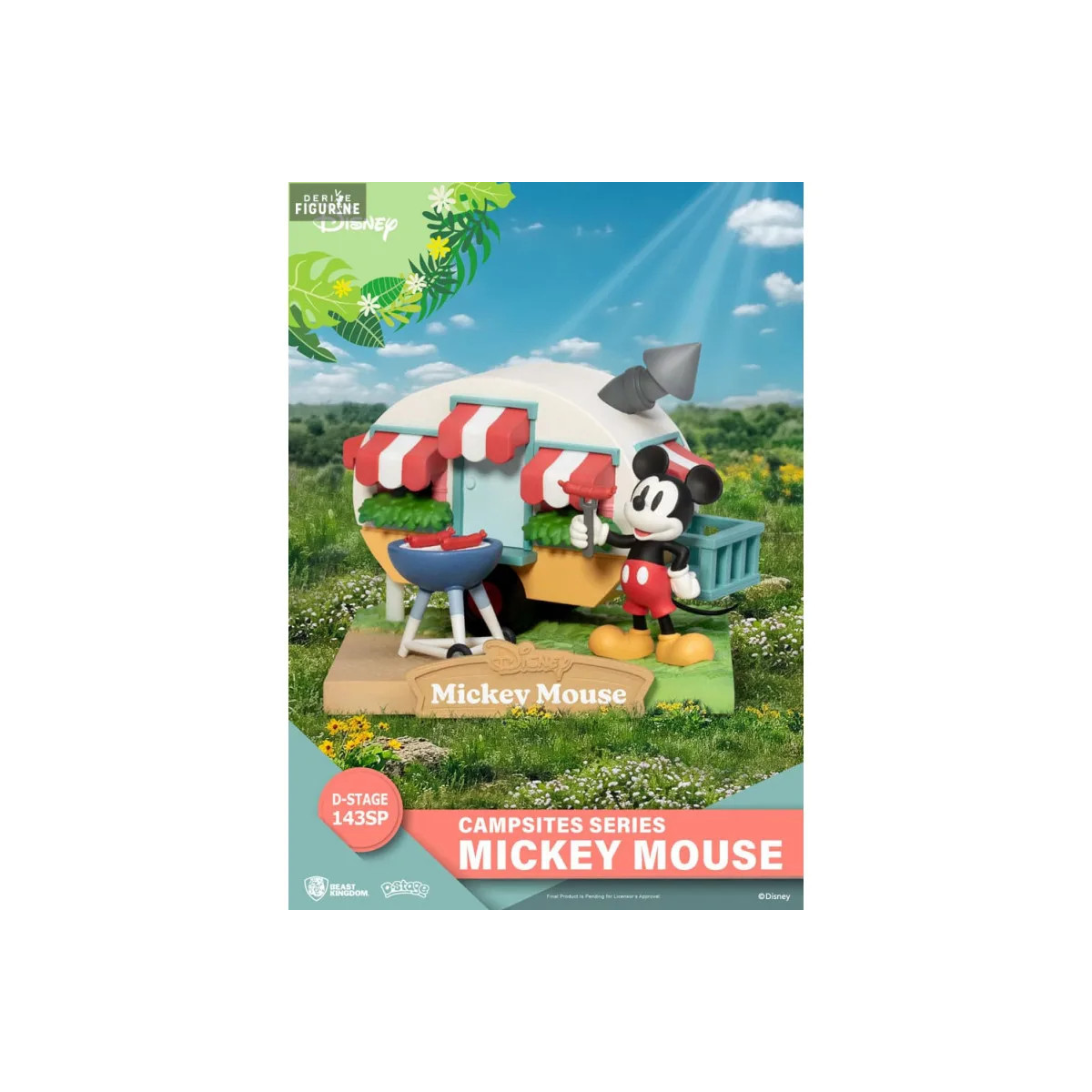 Beast Kingdom Disney - D-Stage PVC Diorama Campsite Series - Micky Maus Mouse Special Edition