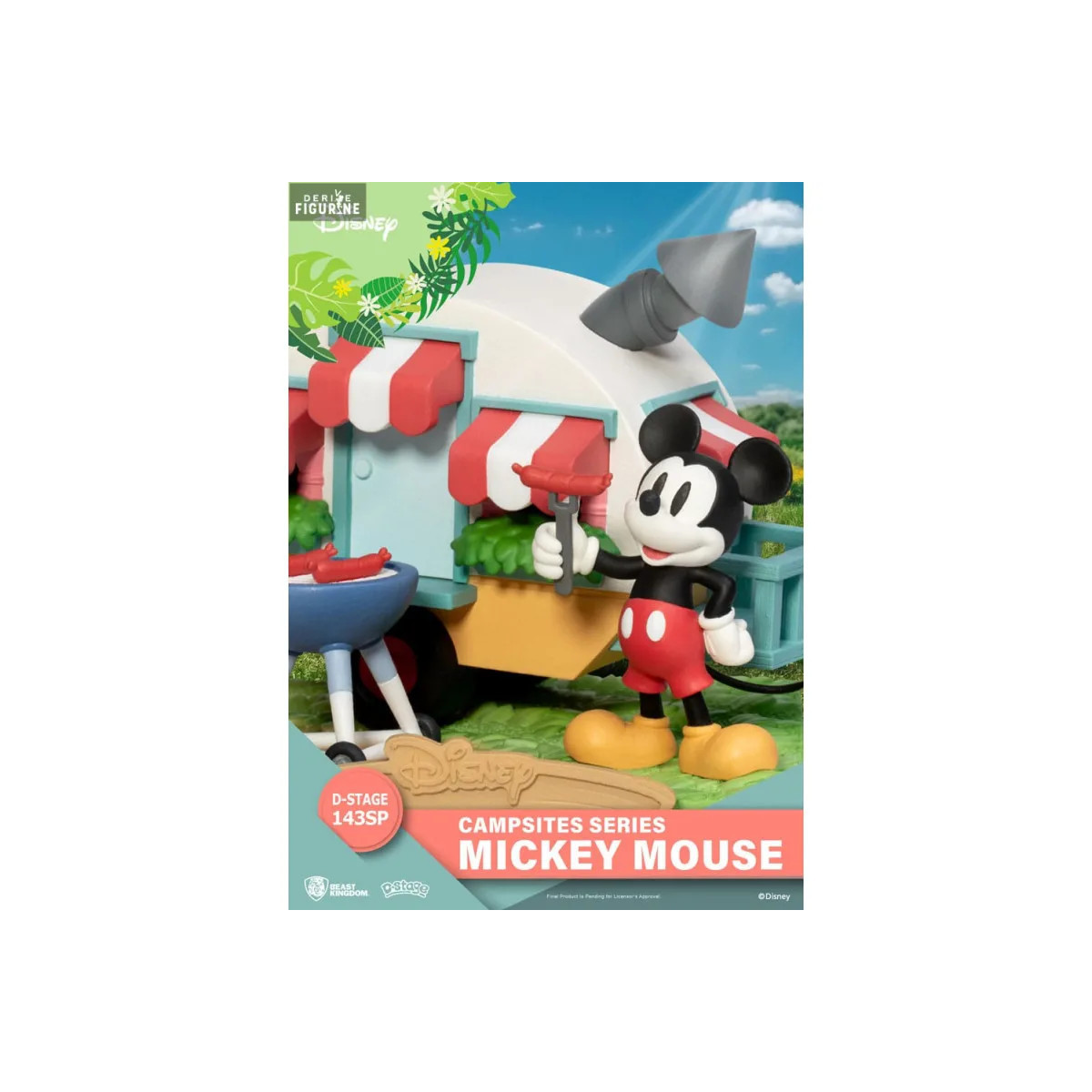 Beast Kingdom Disney - D-Stage PVC Diorama Campsite Series - Micky Maus Mouse Special Edition