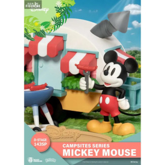 Beast Kingdom Disney - D-Stage PVC Diorama Campsite Series - Micky Maus Mouse Special Edition