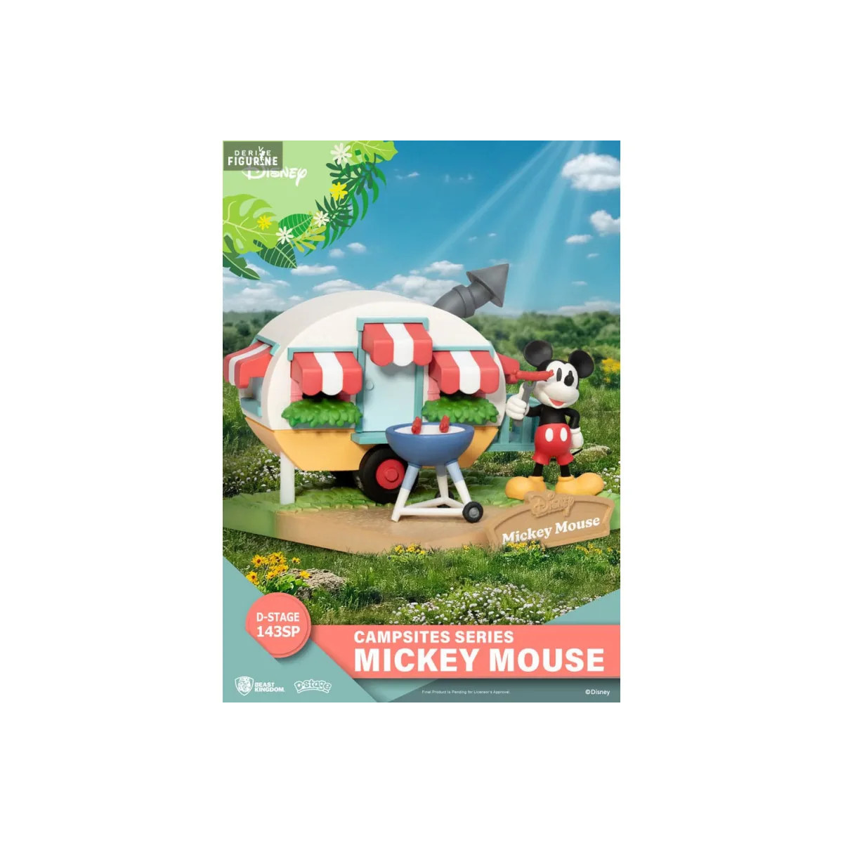 Beast Kingdom Disney - D-Stage PVC Diorama Campsite Series - Micky Maus Mouse Special Edition