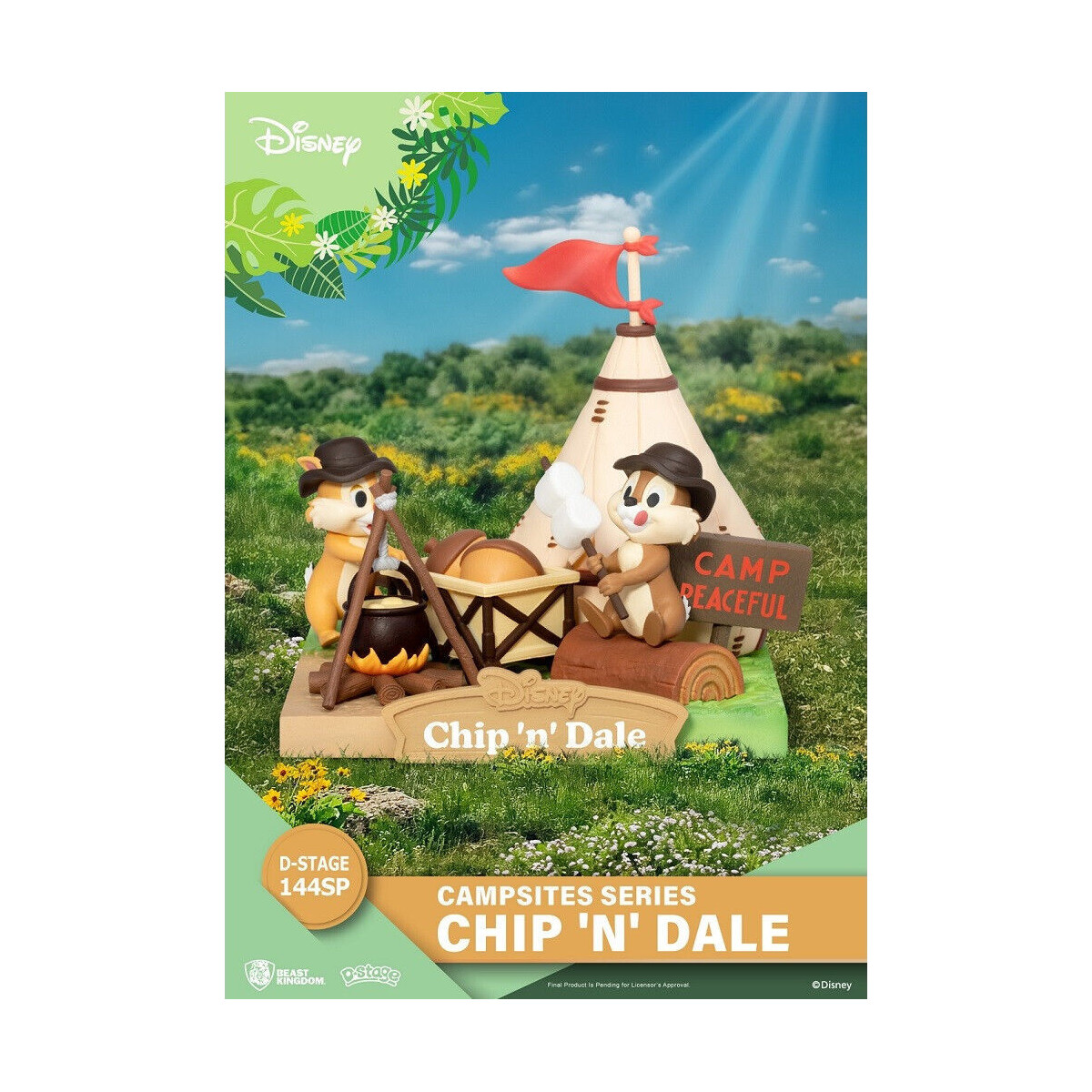 Beast Kingdom Disney - D-Stage PVC Diorama Campsite Series - Chip 'n' Dale Special Edition