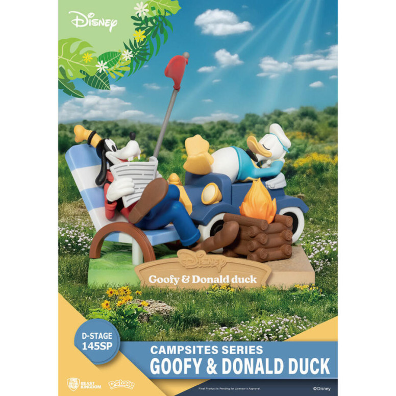 Beast Kingdom Disney - D-Stage PVC Diorama Campsite Series - Goofy & Donald Duck Special Edition