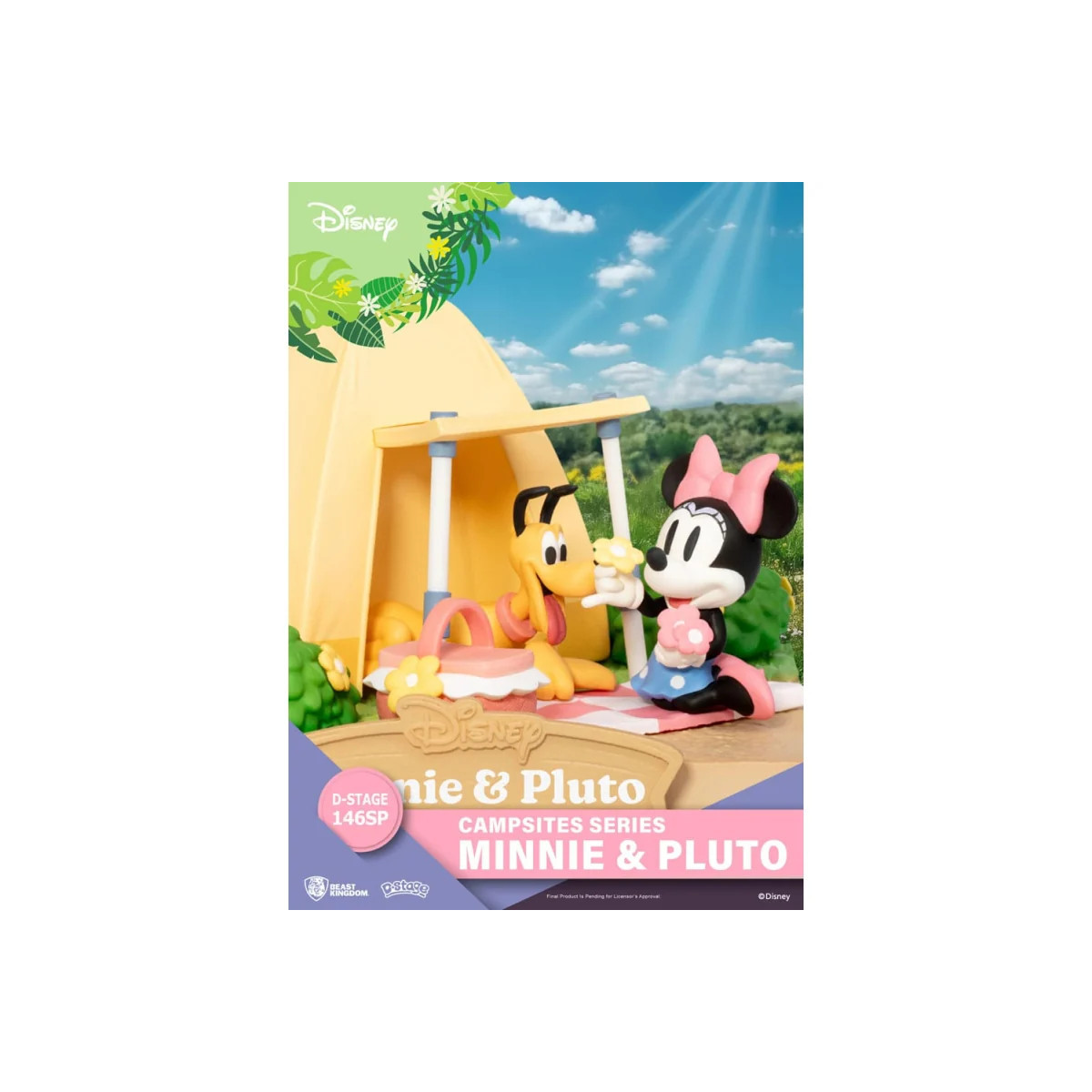 Beast Kingdom Disney - D-Stage PVC Diorama Campsite Series - Minnie & Pluto Special Edition