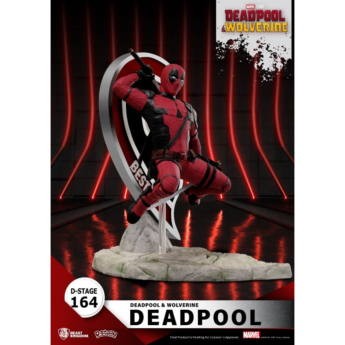 Beast Kingdom Marvel Diorama PVC - Deadpool & Wolverine - Deadpool D-Stage