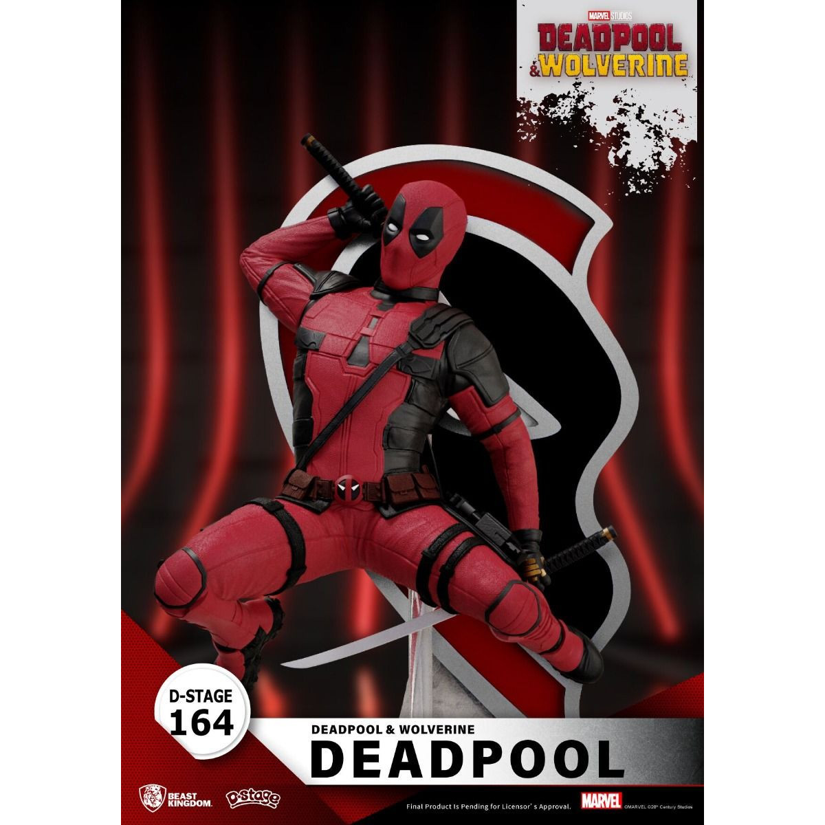 Beast Kingdom Marvel Diorama PVC - Deadpool & Wolverine - Deadpool D-Stage