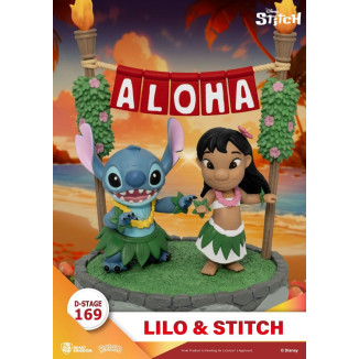 Beast Kingdom Disney Lilo & Stitch - Aloha Stitch - D-Stage