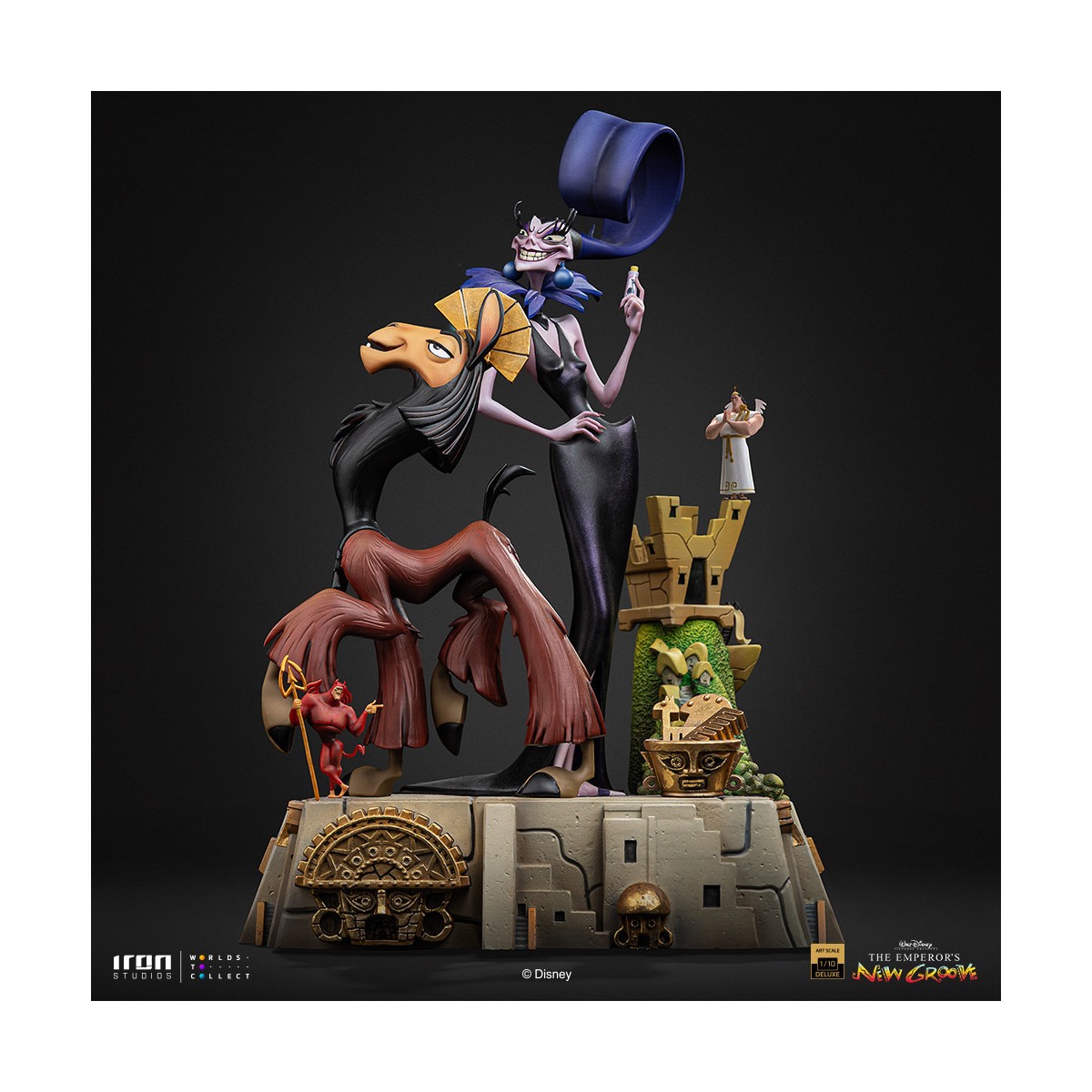 Iron Studios Disney - Kuzko & Yzma Deluxe Art Scale 1/10 - The Emperor's New Groove