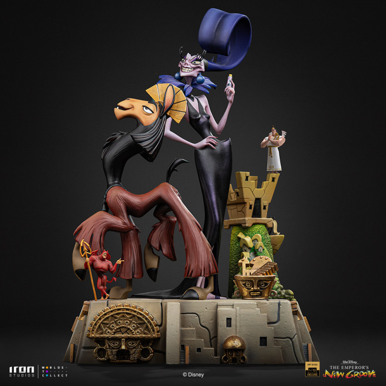 Iron Studios Disney - Kuzko & Yzma Deluxe Art Scale 1/10 - The Emperor's New Groove