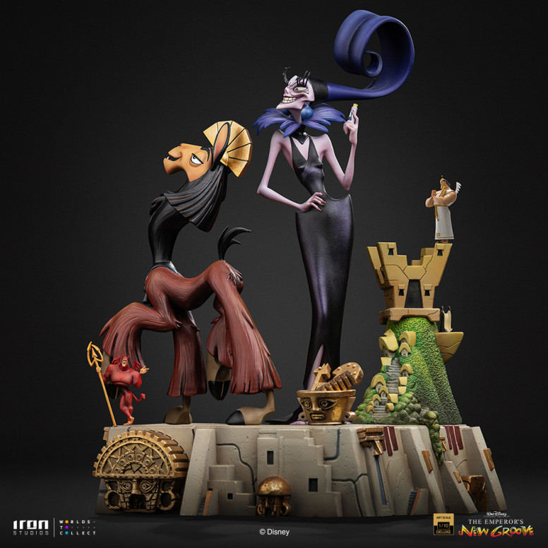 Iron Studios Disney - Kuzko & Yzma Deluxe Art Scale 1/10 - The Emperor's New Groove