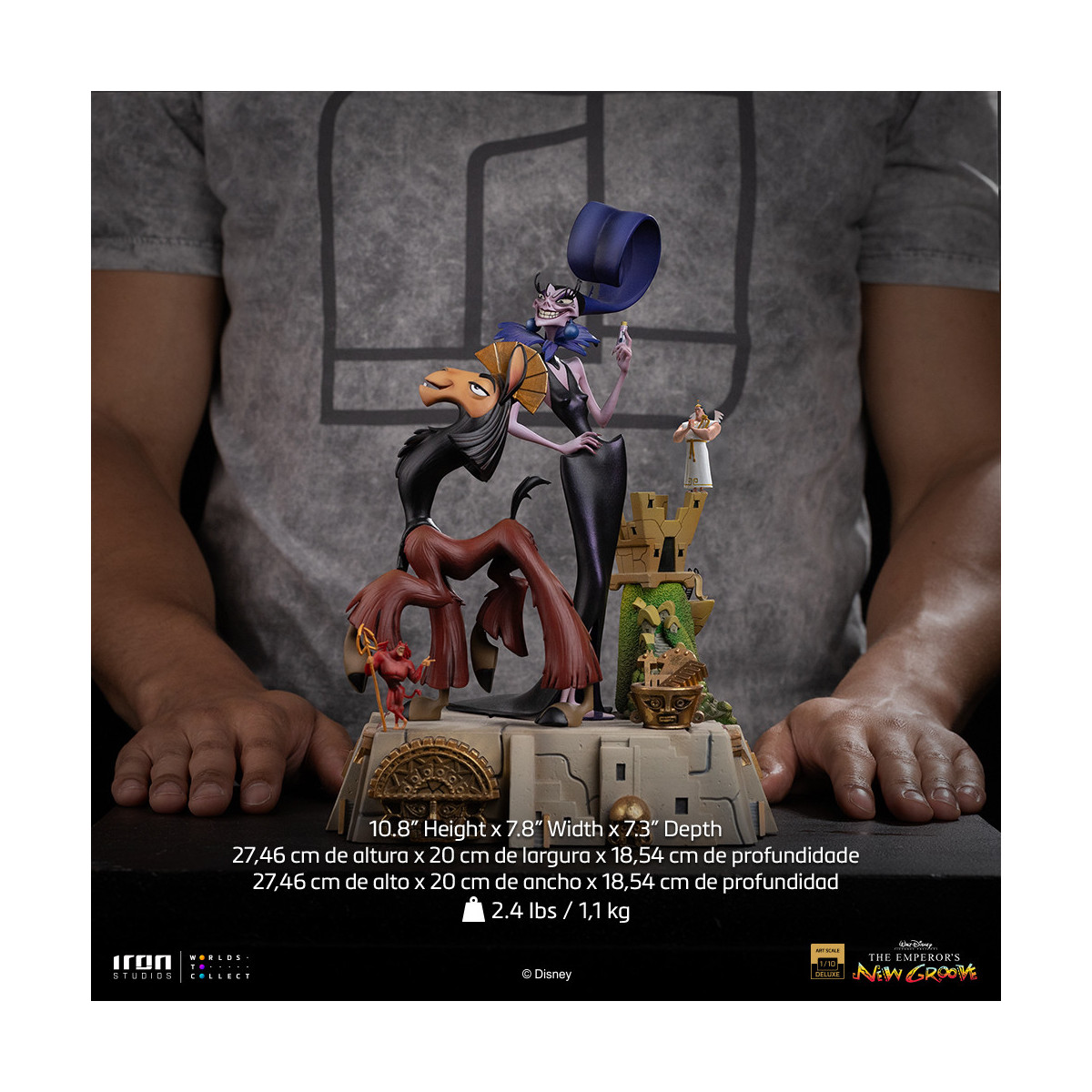 Iron Studios Disney - Kuzko & Yzma Deluxe Art Scale 1/10 - The Emperor's New Groove