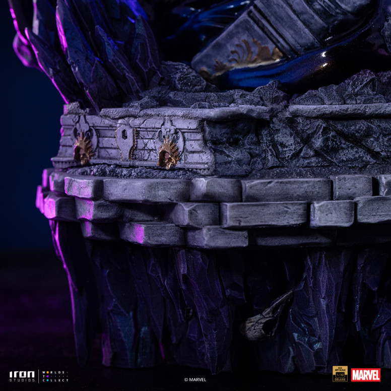 Iron Studios Marvel - Silver Surfer Deluxe Art Scale 1/10 - Infinity Gauntlet Diorama