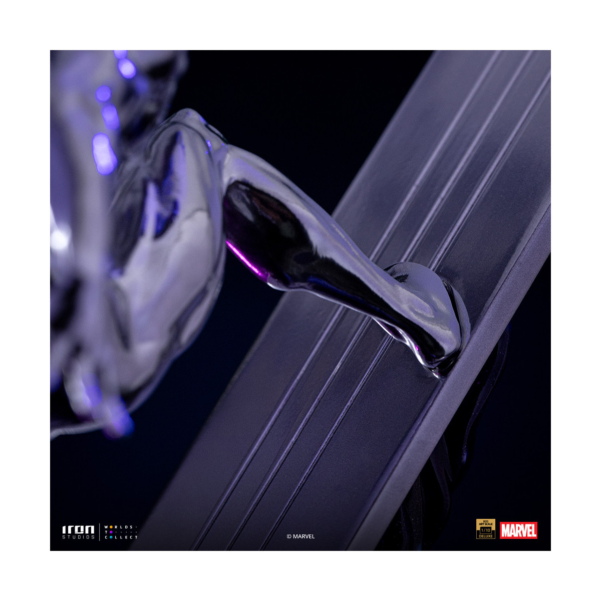Iron Studios Marvel - Silver Surfer Deluxe Art Scale 1/10 - Infinity Gauntlet Diorama