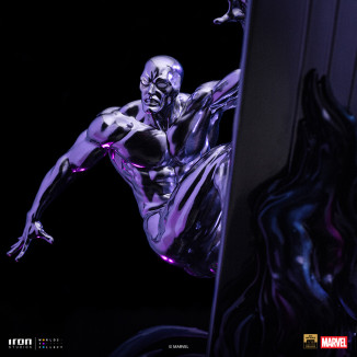 Iron Studios Marvel - Silver Surfer Deluxe Art Scale 1/10 - Infinity Gauntlet Diorama