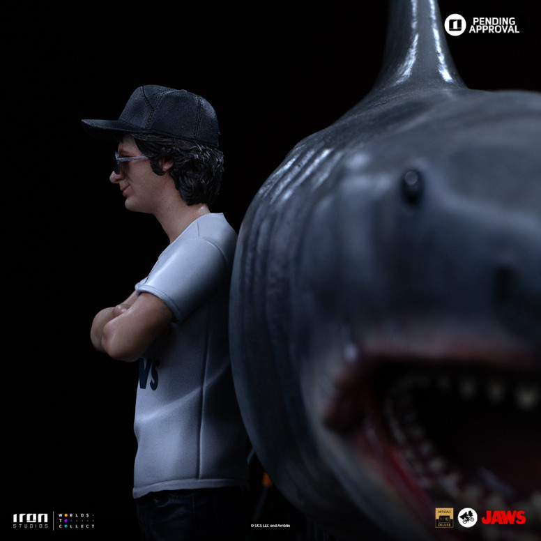 Iron Studios - JAWS - Steven Spielberg (Jaws 50th Anniversary) Deluxe Art Scale1/10 - Der weiße Hai