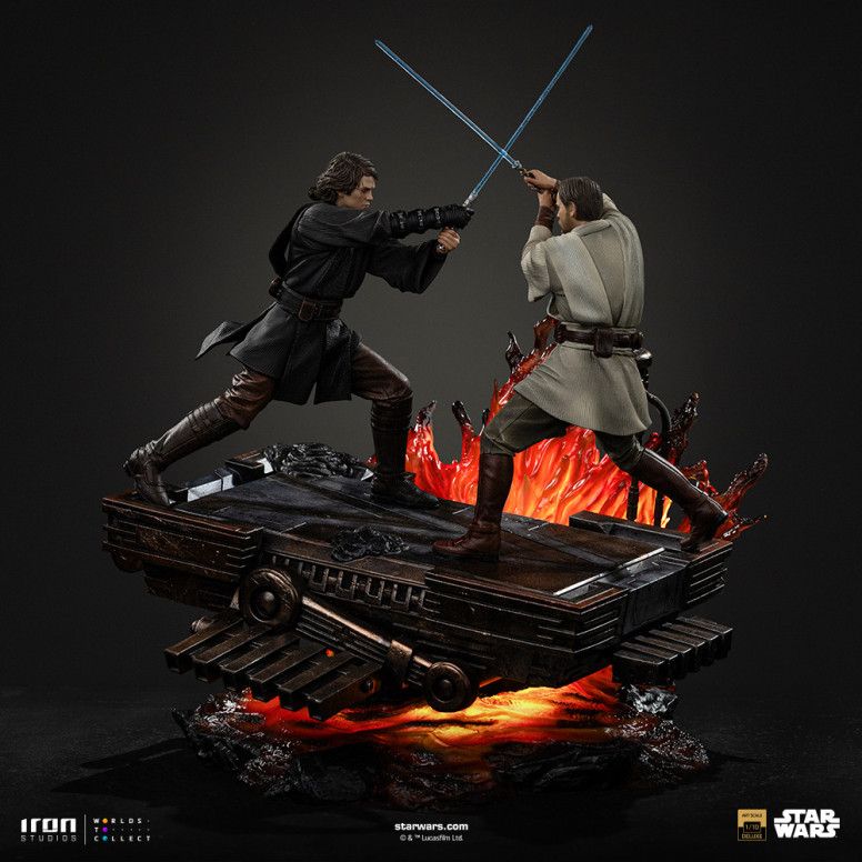 Iron Studios Star Wars - Anakin vs. Obi-wan Deluxe Art Scale 1/10 - Episode 3