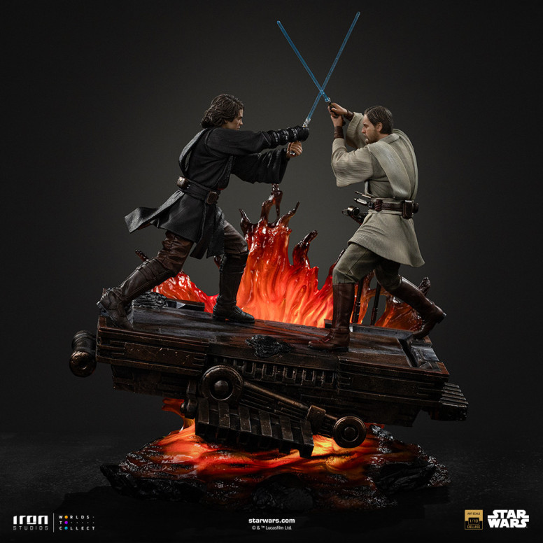 Iron Studios Star Wars - Anakin vs. Obi-wan Deluxe Art Scale 1/10 - Episode 3