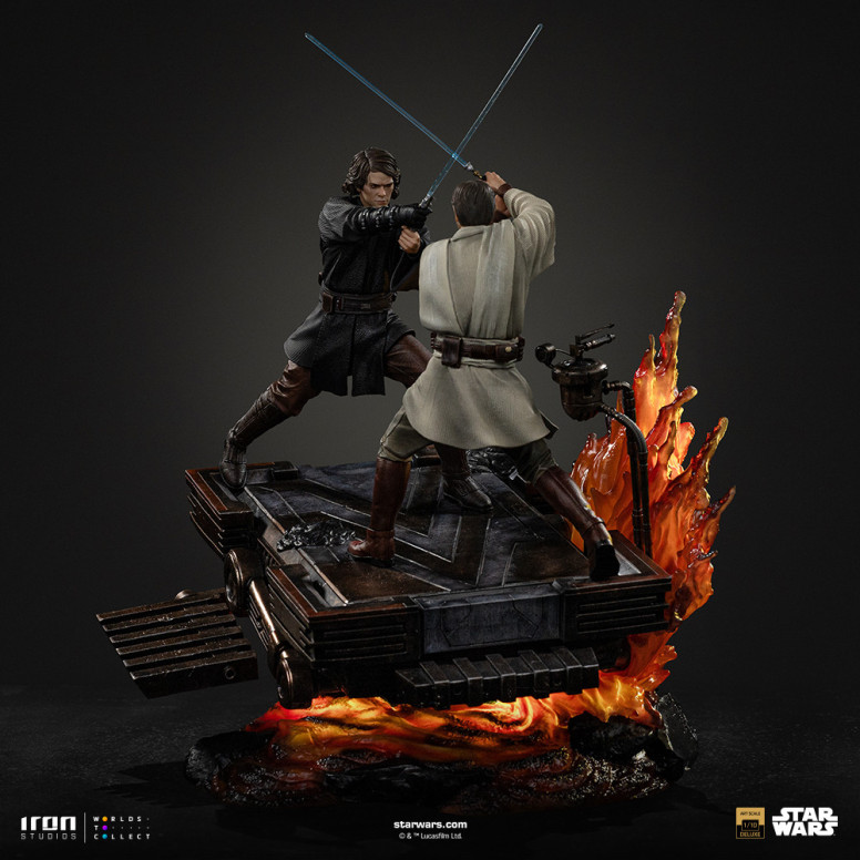 Iron Studios Star Wars - Anakin vs. Obi-wan Deluxe Art Scale 1/10 - Episode 3