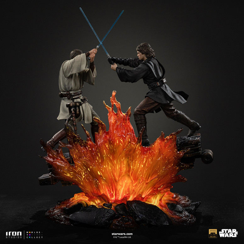 Iron Studios Star Wars - Anakin vs. Obi-wan Deluxe Art Scale 1/10 - Episode 3