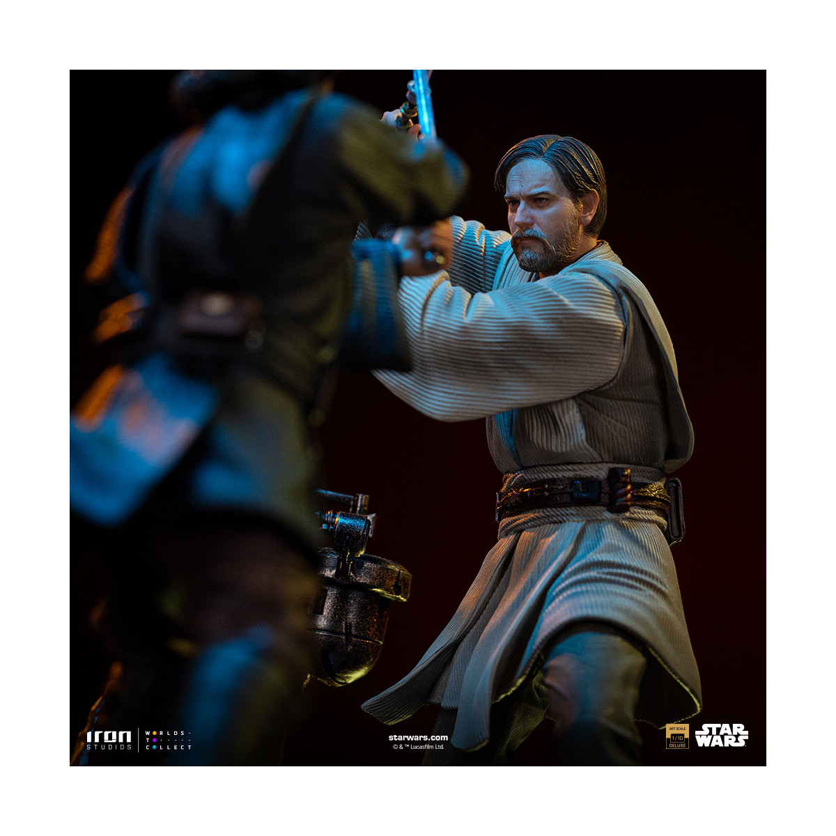 Iron Studios Star Wars - Anakin vs. Obi-wan Deluxe Art Scale 1/10 - Episode 3