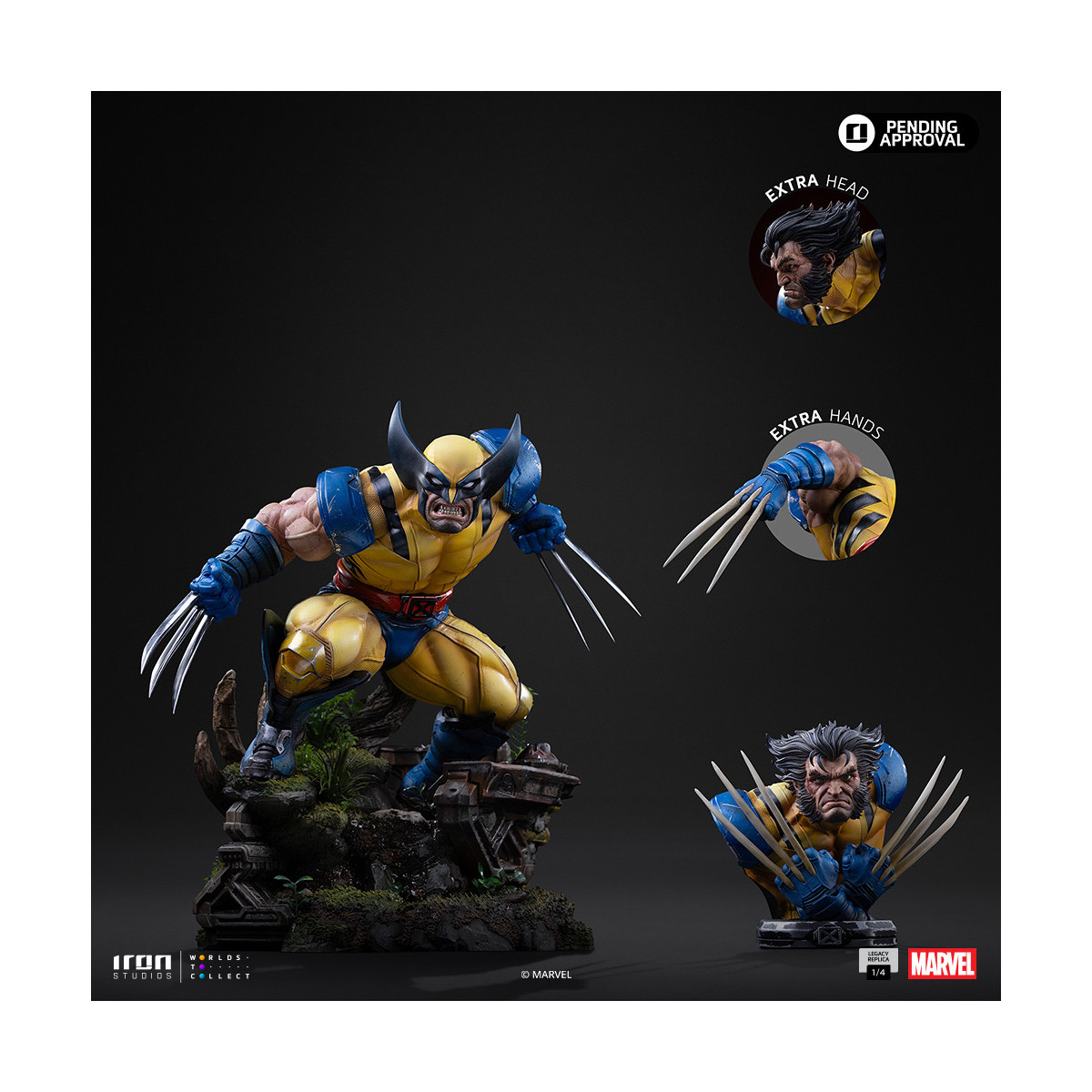 Iron Studios - Marvel Comics Wolverine Legacy Replica 1/4