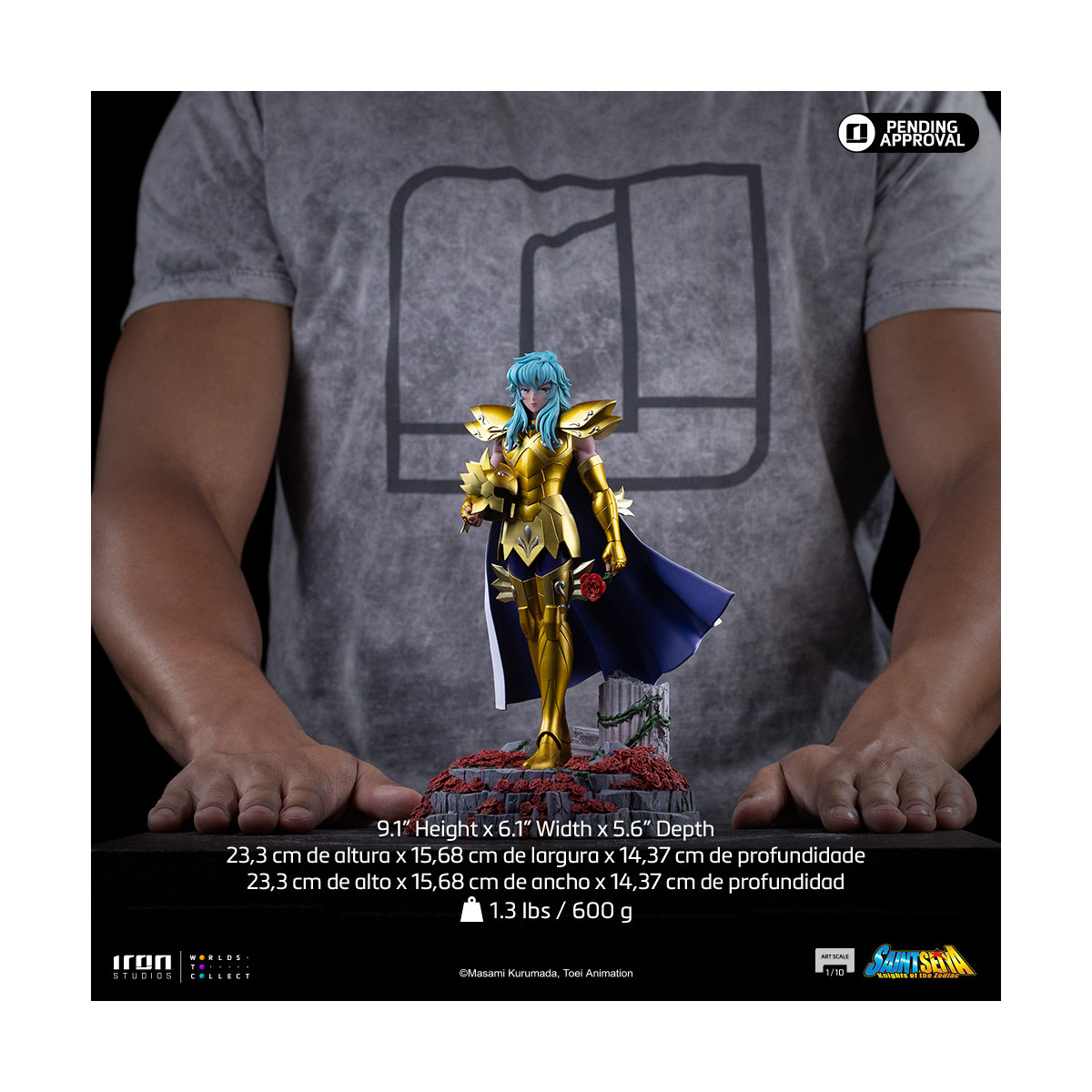 Iron Studios - Saint Seiya - Pisces Aphrodite Art Scale 1/10 - Die Ritter des Zodiakus