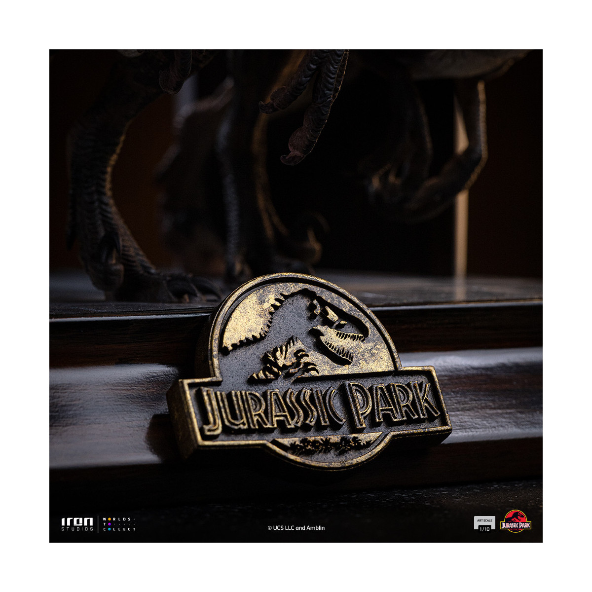 Iron Studios - Raptors at the kitchen's door - Jurassic Park 1/10 Bds Art Scale