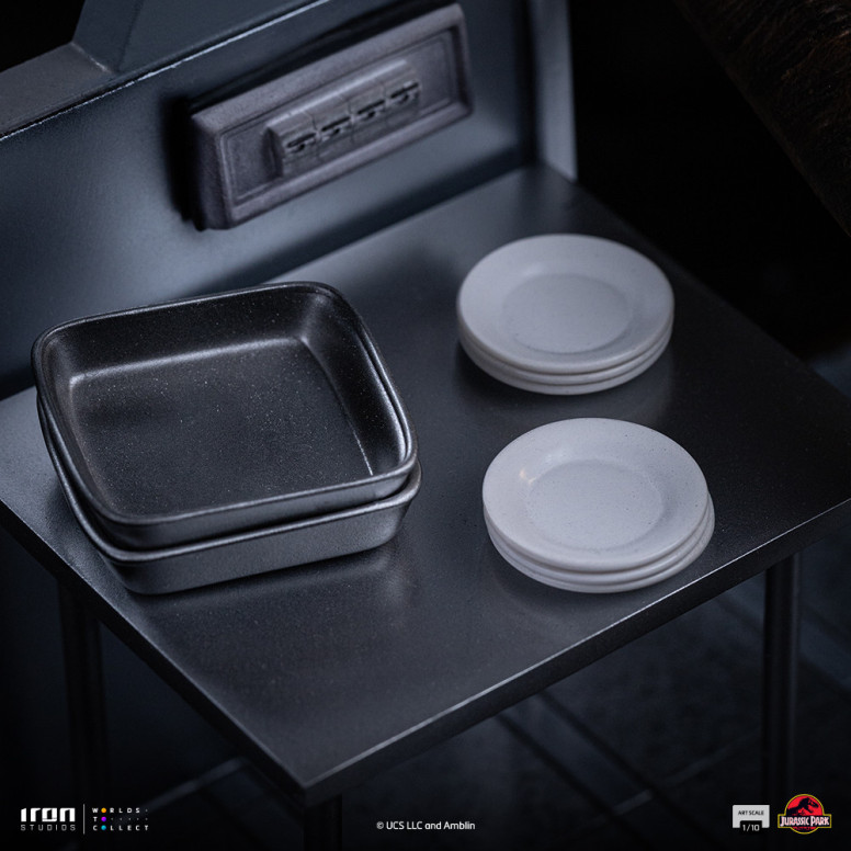 Iron Studios - Raptors at the kitchen's door - Jurassic Park 1/10 Bds Art Scale