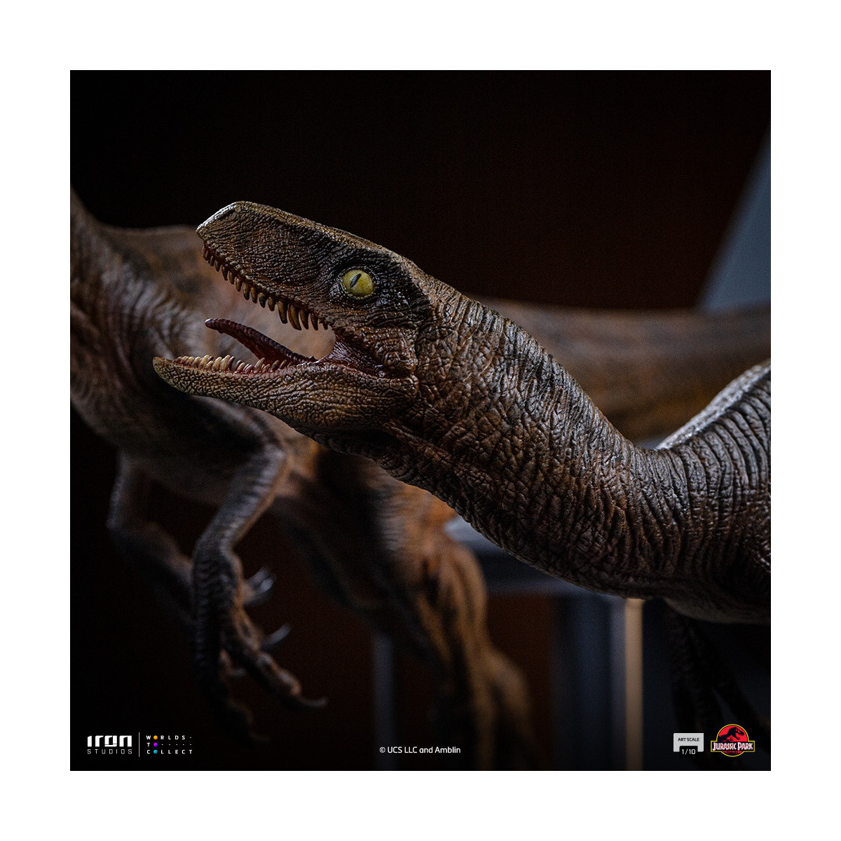 Iron Studios - Raptors at the kitchen's door - Jurassic Park 1/10 Bds Art Scale