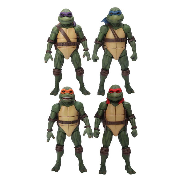 Mezco One 12 - Teenage Mutant Ninja Turtles (1990 Movie) Set bestehend aus 4 Figuren - - Teenage Mutant Ninja Turtles