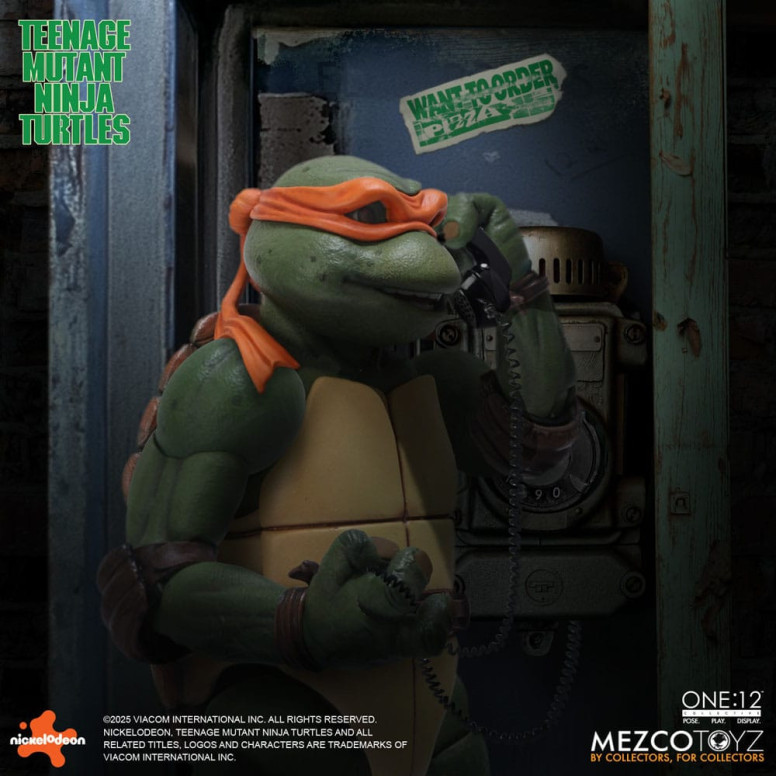Mezco One 12 - Teenage Mutant Ninja Turtles (1990 Movie) Set bestehend aus 4 Figuren - - Teenage Mutant Ninja Turtles