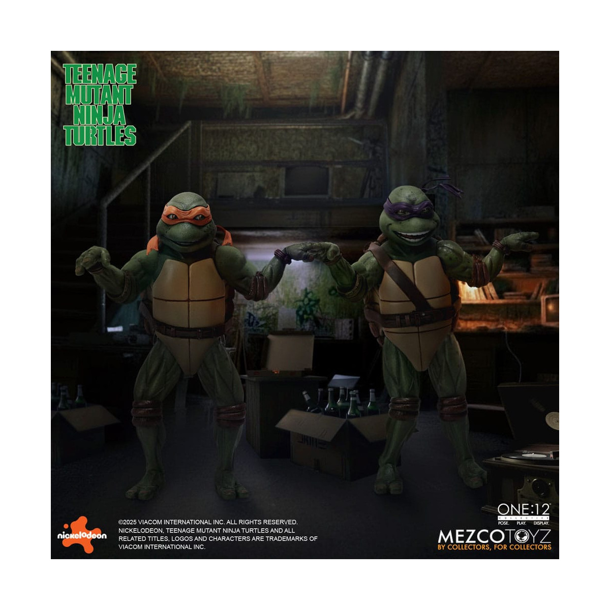Mezco One 12 - Teenage Mutant Ninja Turtles (1990 Movie) Set bestehend aus 4 Figuren - - Teenage Mutant Ninja Turtles