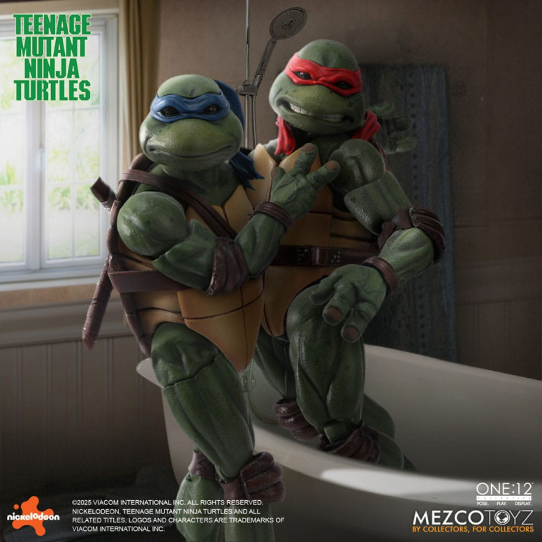 Mezco One 12 - Teenage Mutant Ninja Turtles (1990 Movie) Set bestehend aus 4 Figuren - - Teenage Mutant Ninja Turtles