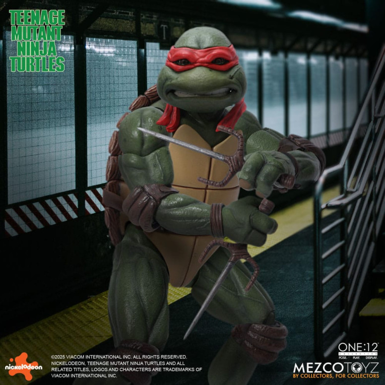 Mezco One 12 - Teenage Mutant Ninja Turtles (1990 Movie) Set bestehend aus 4 Figuren - - Teenage Mutant Ninja Turtles