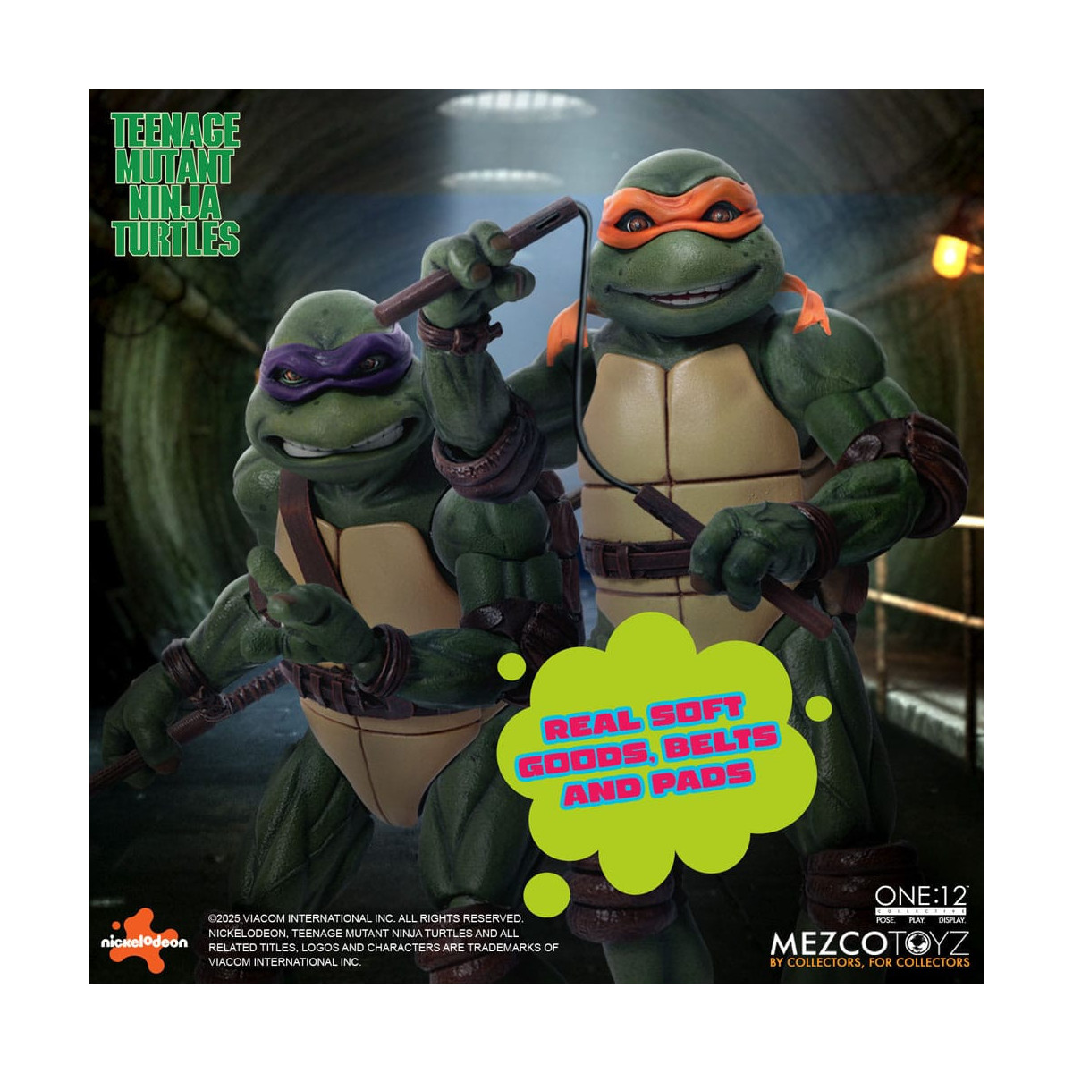 Mezco One 12 - Teenage Mutant Ninja Turtles (1990 Movie) Set bestehend aus 4 Figuren - - Teenage Mutant Ninja Turtles