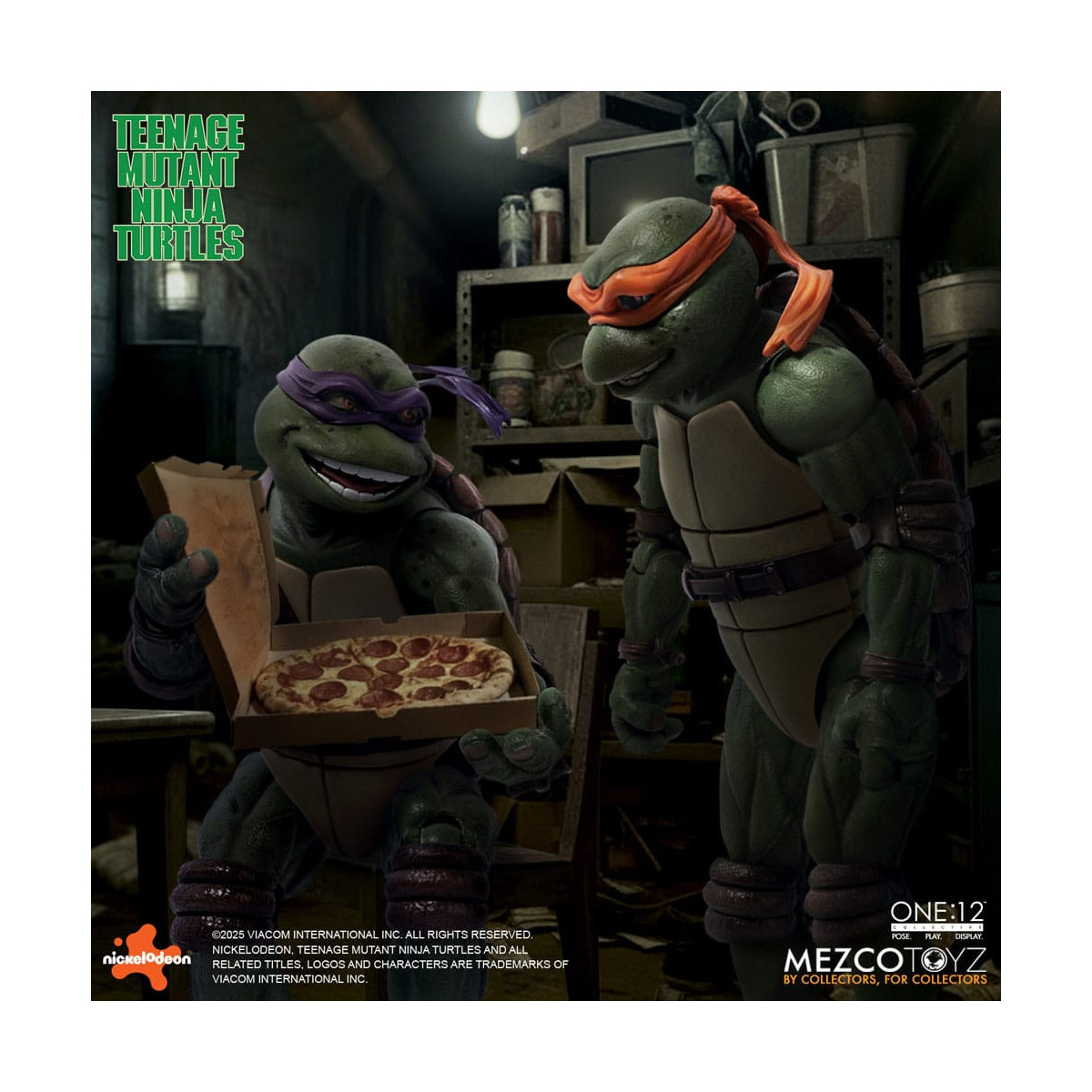 Mezco One 12 - Teenage Mutant Ninja Turtles (1990 Movie) Set bestehend aus 4 Figuren - - Teenage Mutant Ninja Turtles