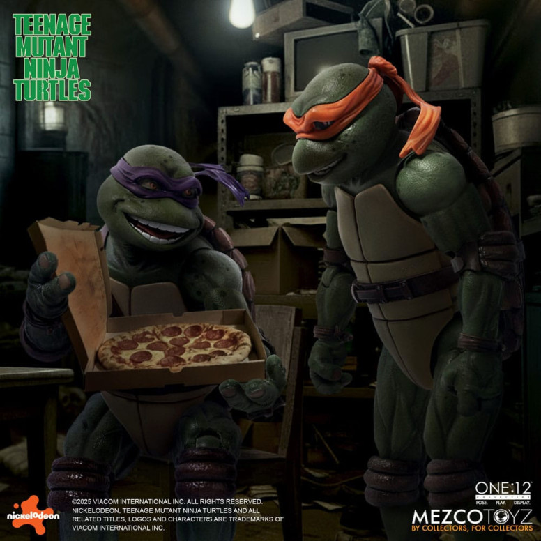 Mezco One 12 - Teenage Mutant Ninja Turtles (1990 Movie) Set bestehend aus 4 Figuren - - Teenage Mutant Ninja Turtles