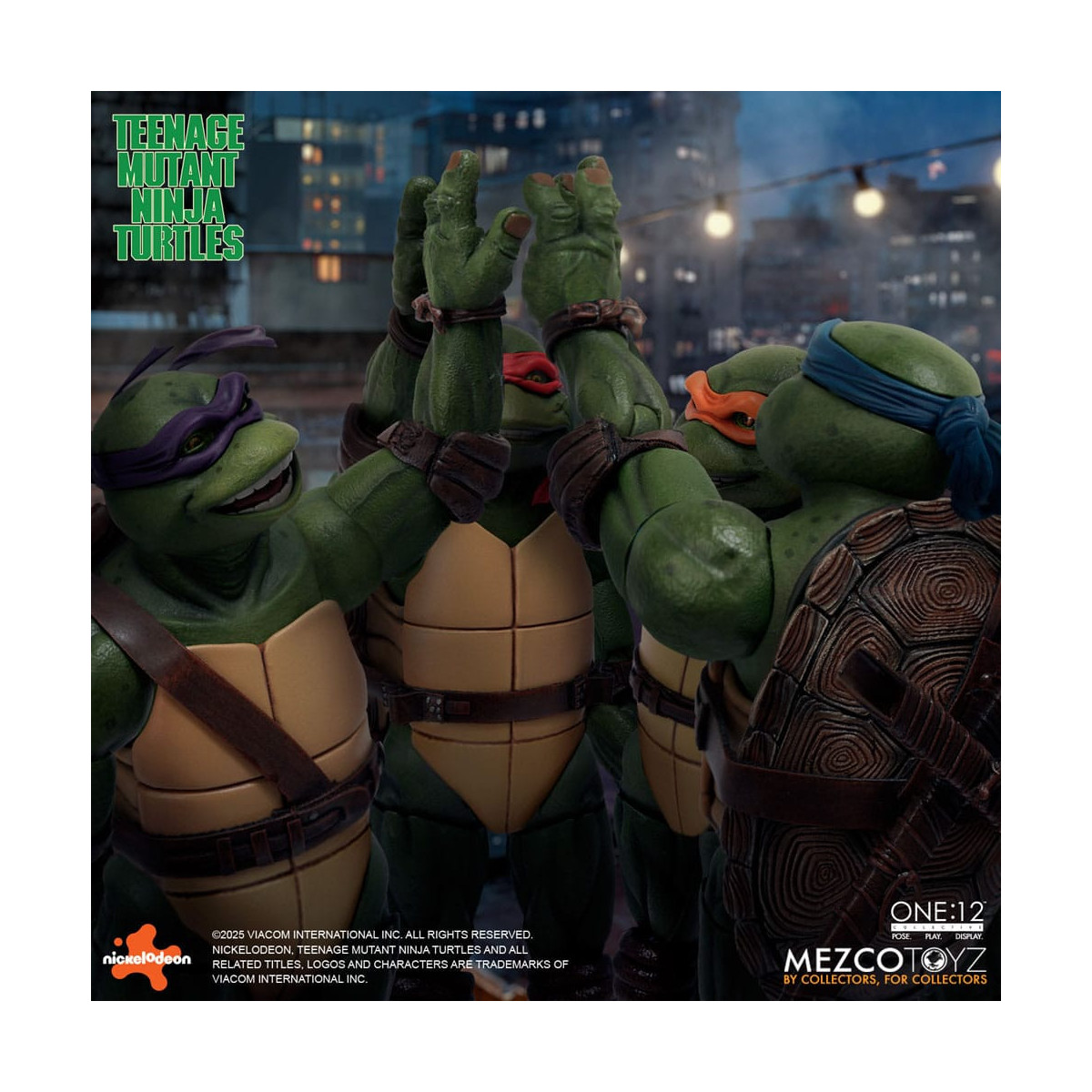 Mezco One 12 - Teenage Mutant Ninja Turtles (1990 Movie) Set bestehend aus 4 Figuren - - Teenage Mutant Ninja Turtles