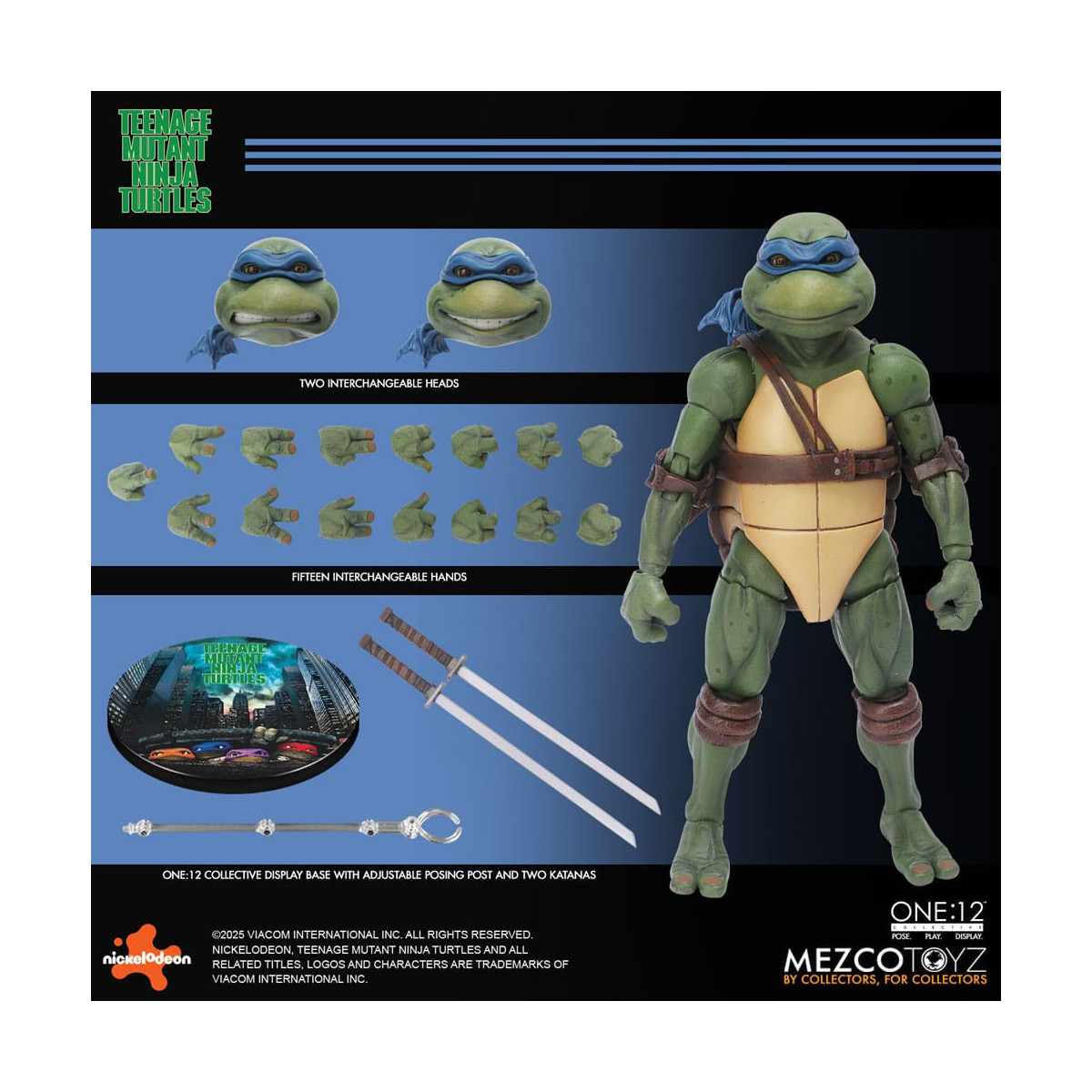 Mezco One 12 - Teenage Mutant Ninja Turtles (1990 Movie) Set bestehend aus 4 Figuren - - Teenage Mutant Ninja Turtles
