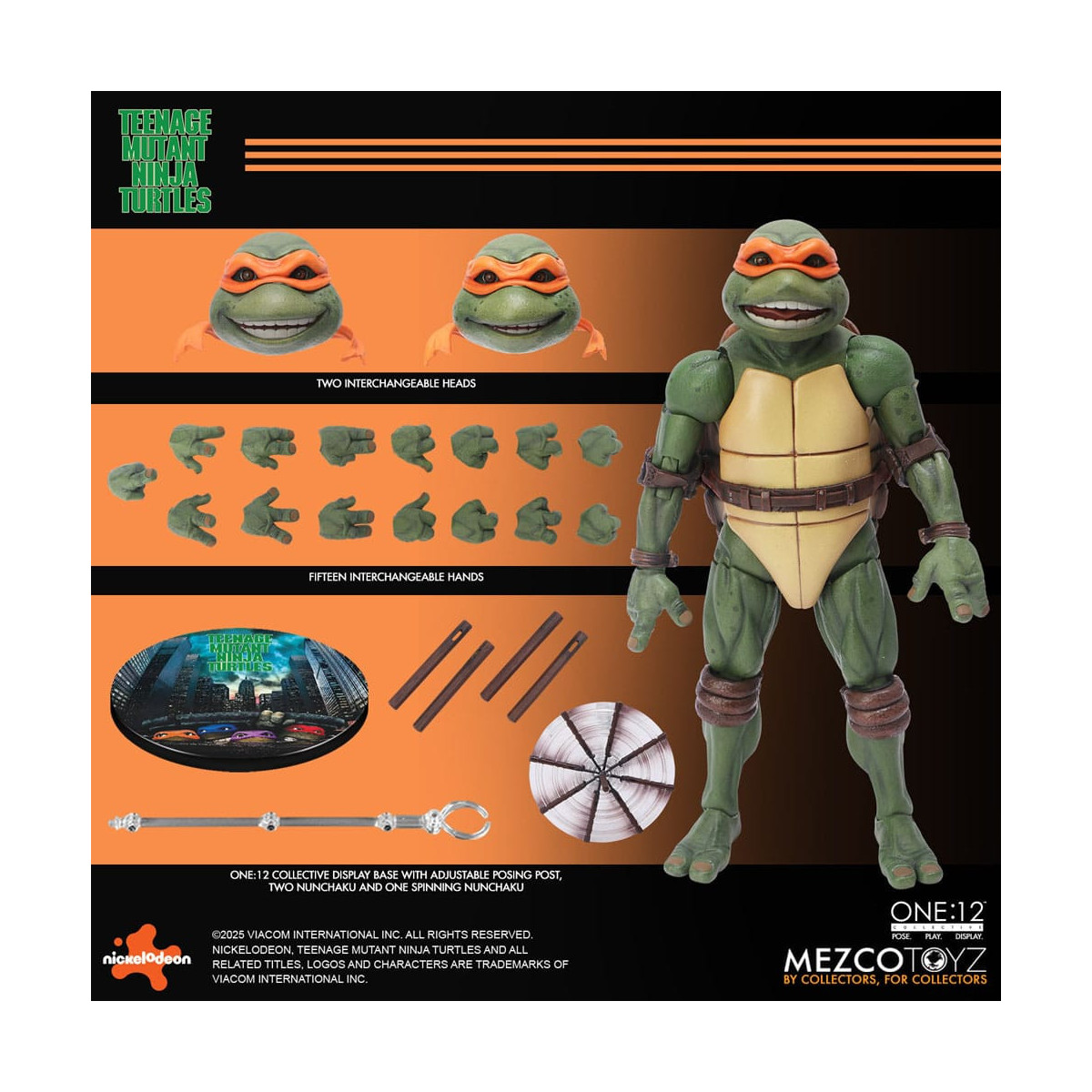 Mezco One 12 - Teenage Mutant Ninja Turtles (1990 Movie) Set bestehend aus 4 Figuren - - Teenage Mutant Ninja Turtles