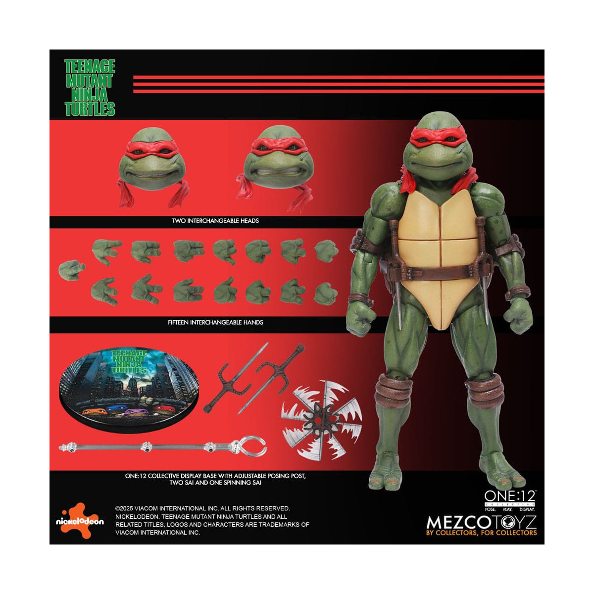 Mezco One 12 - Teenage Mutant Ninja Turtles (1990 Movie) Set bestehend aus 4 Figuren - - Teenage Mutant Ninja Turtles