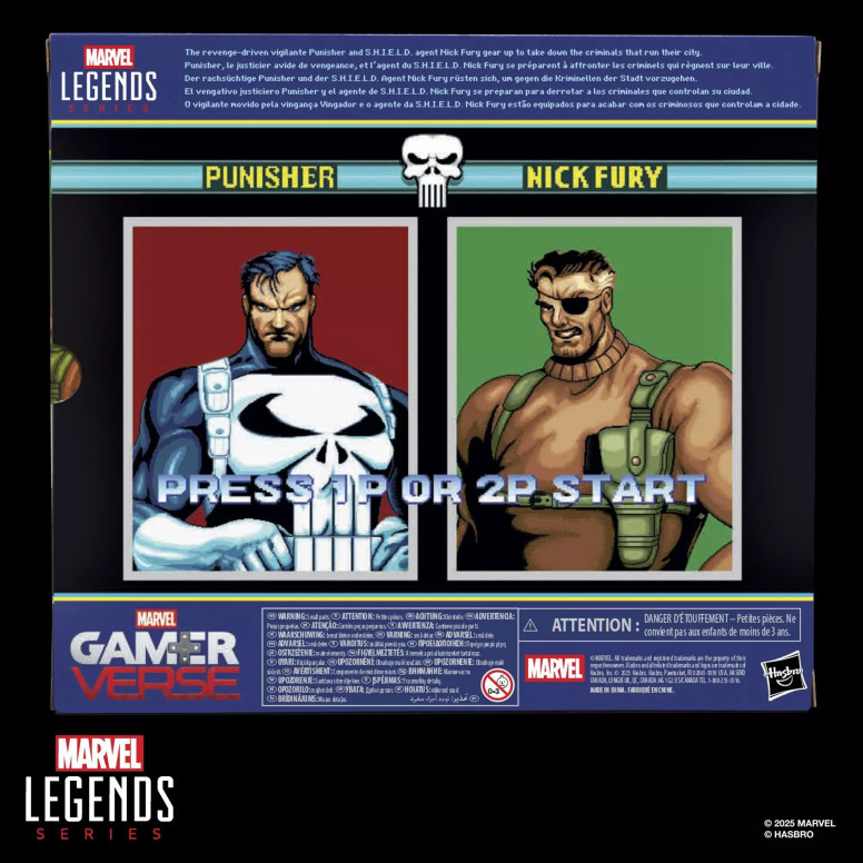 Hasbro Marvel Legends Series Gamerverse - The Punisher & Nick Fury