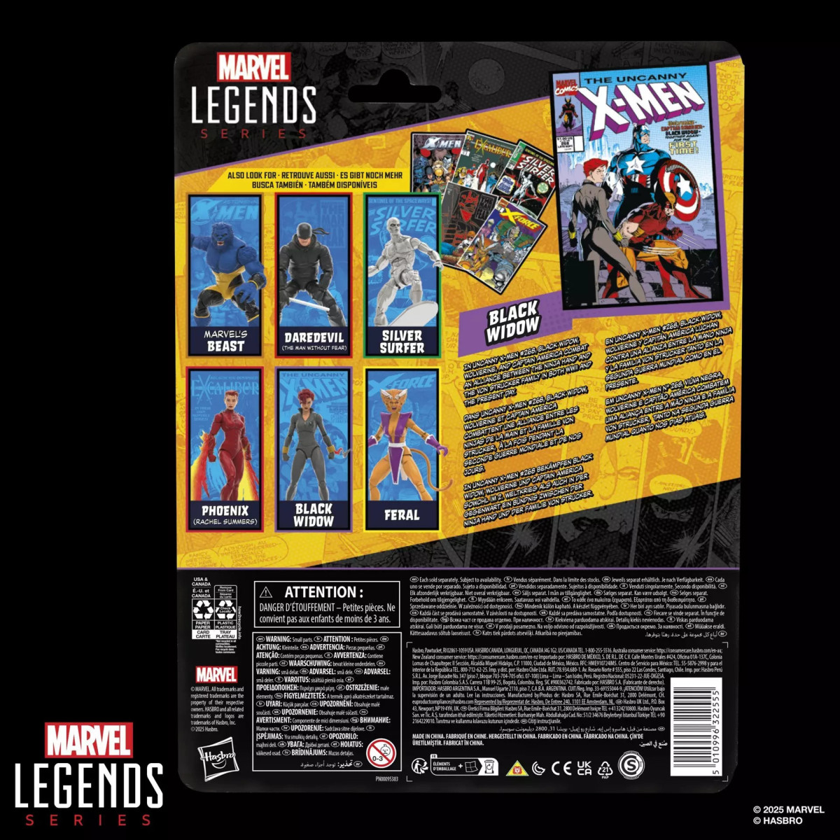 Marvel Legends - Black Widow (graue Uniform) - Mini Comics Wave 2