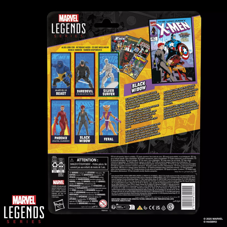 Marvel Legends - Black Widow (graue Uniform) - Mini Comics Wave 2