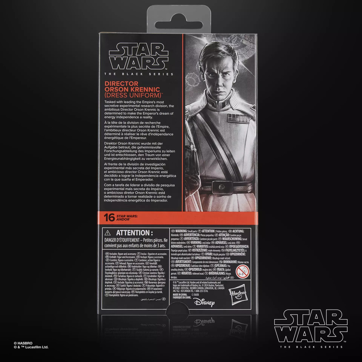 Star Wars The Black Series - Director Orson Krennic (Dress Uniform) - Andor