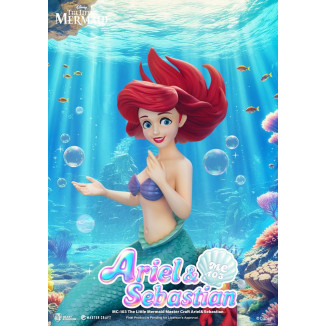Beast Kingdom Disney - Master Craft Ariel & Sebastian - Die kleine Meerjungfrau
