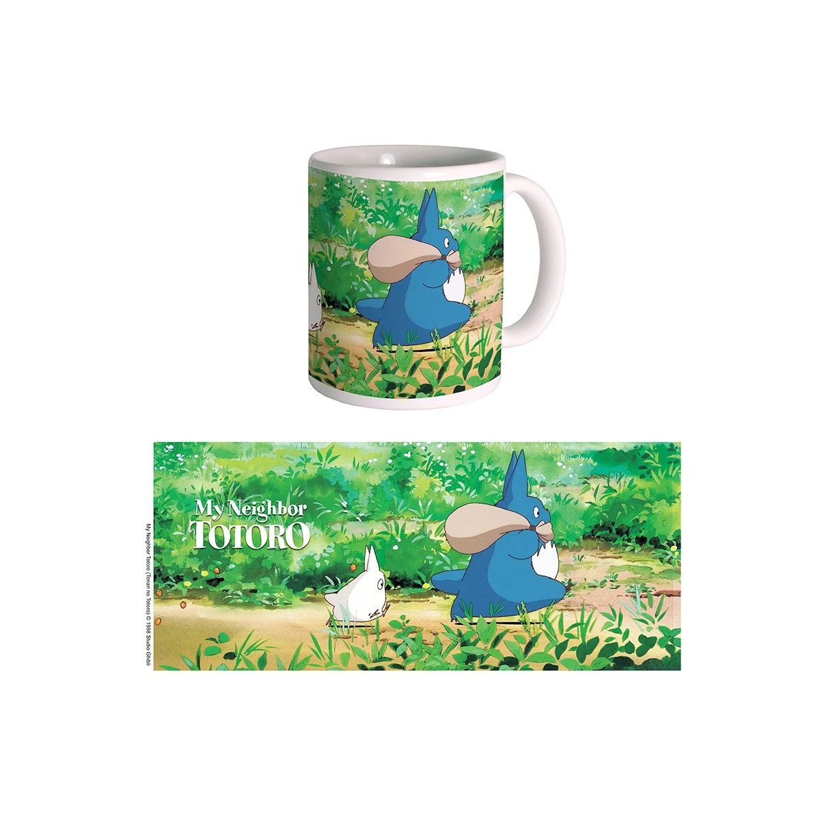 Semic - Ghibli 08 Tasse - Totoro Blau und Weiß - Mein Nachbar Totoro